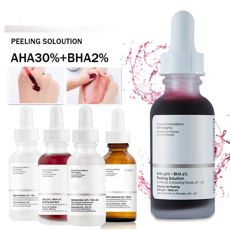 peeling solution AHA 30%+ BHA 2% hyaluronic acid